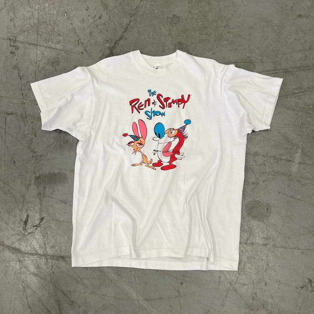 1991 Ren & Stimpy Show Nickelodeon Promo Tee